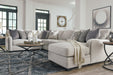 Dellara Chalk RAF Sectional - Lara Furniture