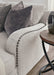 Dellara Chalk Sofa Raf Chaise - Lara Furniture