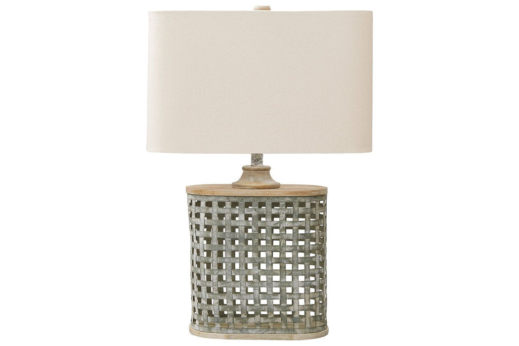 Deondra Gray Table Lamp - L208234 - Lara Furniture