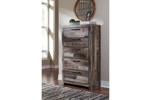 Derekson Multi Gray Chest of Drawers - B200-46 - Lara Furniture