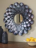 Deunoro Blue Accent Mirror - A8010061 - Lara Furniture