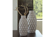 Dionna White Vase (Set of 2) - A2000329 - Lara Furniture