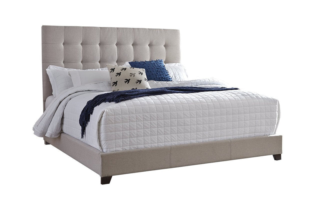 Dolante Beige King Upholstered Bed - B130-582 - Lara Furniture