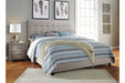 Dolante Beige King Upholstered Bed - B130-582 - Lara Furniture