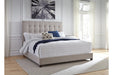 Dolante Beige Queen Upholstered Bed - B130-581 - Lara Furniture