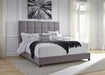 Dolante Gray King Upholstered Bed - B130-382 - Lara Furniture