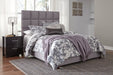 Dolante Gray King Upholstered Bed - B130-382 - Lara Furniture