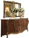 Donatello 4 Door Buffet W/Mirror Set - Lara Furniture