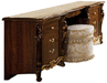 Donatello Vanity Dresser Set - Lara Furniture