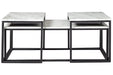 Donnesta Gray/Black Table (Set of 3) - T182-13 - Lara Furniture