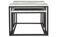 Donnesta Gray/Black Table (Set of 3) - T182-13 - Lara Furniture