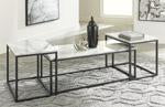 Donnesta Gray/Black Table (Set of 3) - T182-13 - Lara Furniture