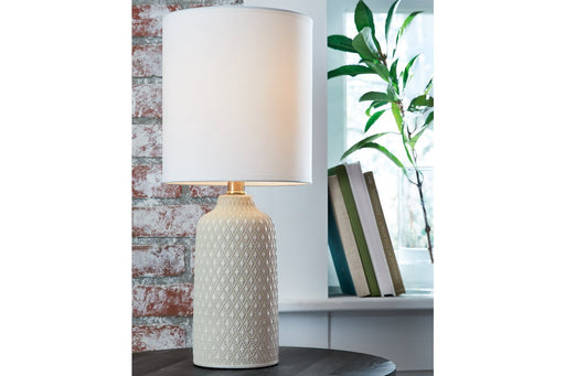 Donnford Gray Table Lamp - L180114 - Lara Furniture