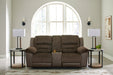 Dorman Chocolate Reclining Loveseat with Console - 9460894