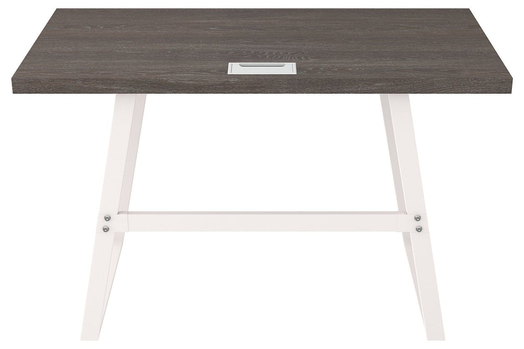 Dorrinson Two-tone 47" Home Office Desk - H287-10 - Lara Furniture