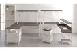 Dorrinson Two-tone Home Office L-Desk with Storage - H287-24 - Lara Furniture