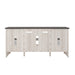 Dorrinson Two-tone Large TV Stand w/Fireplace Option - W287-68 - Lara Furniture