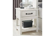 Dorrinson White Nightstand - B067-91 - Lara Furniture