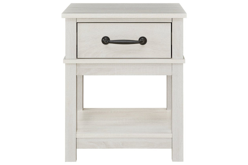 Dorrinson White Nightstand - B067-91 - Lara Furniture