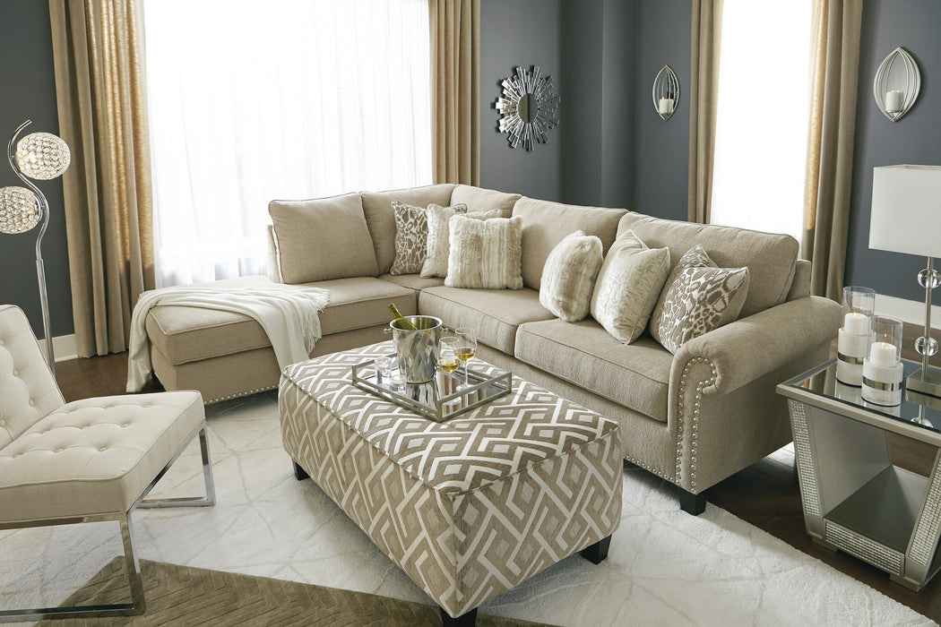 Dovemont Putty LAF Sectional - Lara Furniture