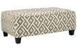 Dovemont Putty Oversized Accent Ottoman - 4040108 - Lara Furniture