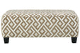 Dovemont Putty Oversized Accent Ottoman - 4040108 - Lara Furniture