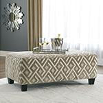 Dovemont Putty Oversized Accent Ottoman - 4040108 - Lara Furniture