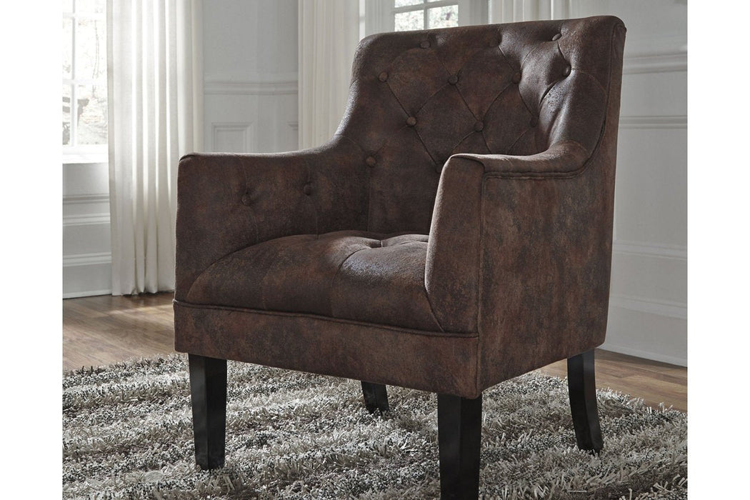 Drakelle Mahogany Accent Chair - A3000051 - Lara Furniture