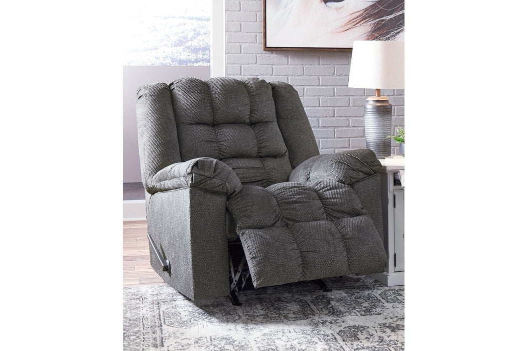 Drakestone Charcoal Recliner - 3540225 - Lara Furniture