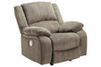 Draycoll Pewter Power Recliner - 7650598 - Lara Furniture