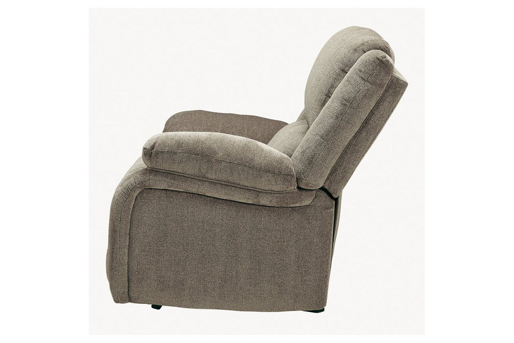 Draycoll Pewter Recliner - 7650525 - Lara Furniture