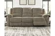 Draycoll Pewter Reclining Sofa - 7650588 - Lara Furniture