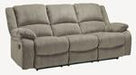 Draycoll Pewter Reclining Sofa - 7650588 - Lara Furniture