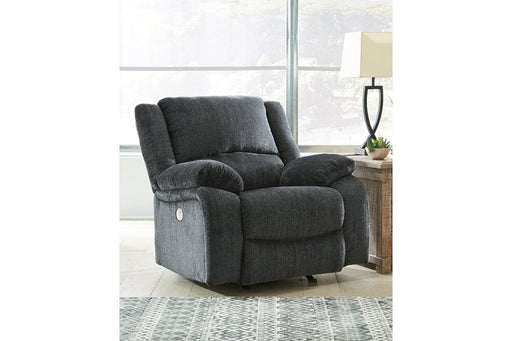 Draycoll Slate Power Recliner - 7650498 - Lara Furniture