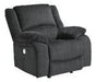 Draycoll Slate Power Recliner - 7650498 - Lara Furniture