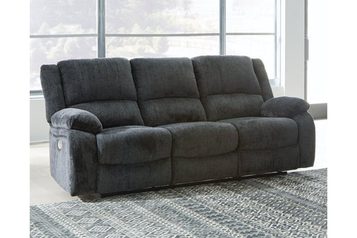 Draycoll Slate Power Reclining Sofa - 7650487 - Lara Furniture