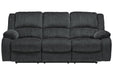 Draycoll Slate Reclining Sofa - 7650488 - Lara Furniture