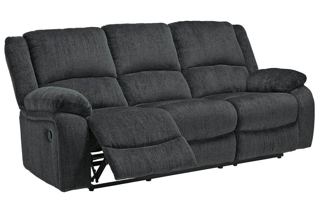 Draycoll Slate Reclining Sofa - 7650488 - Lara Furniture