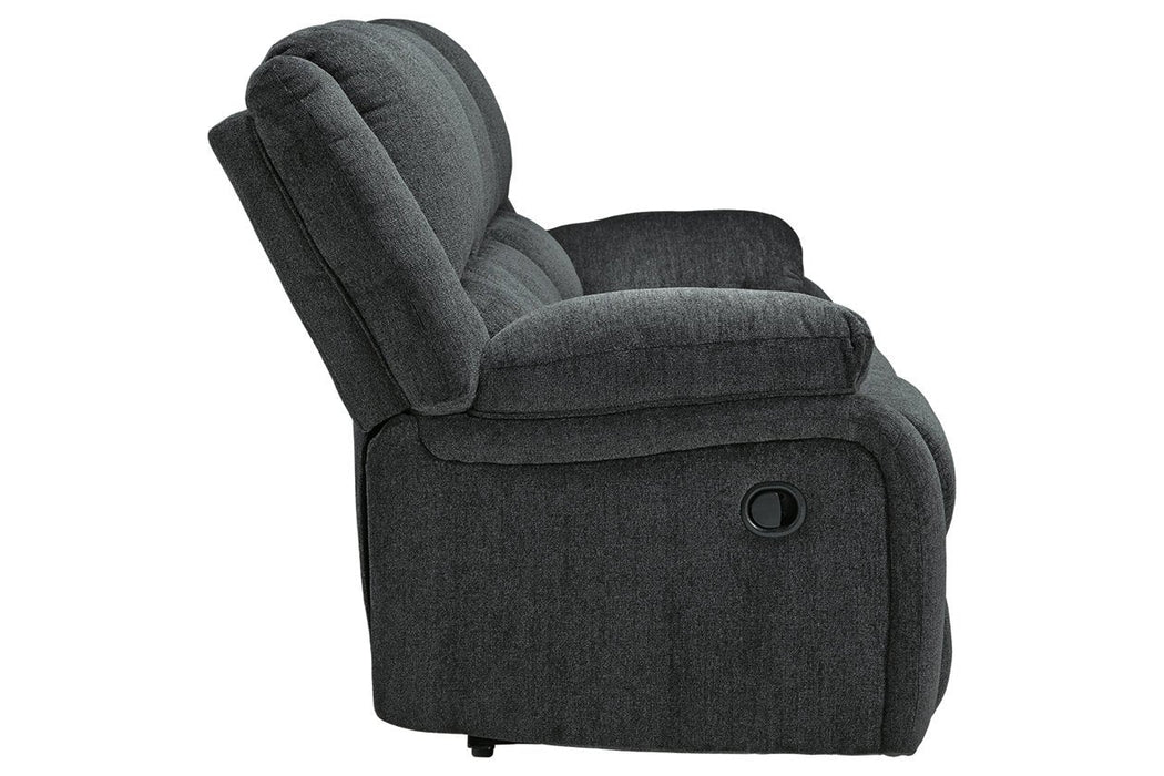 Draycoll Slate Reclining Sofa - 7650488 - Lara Furniture