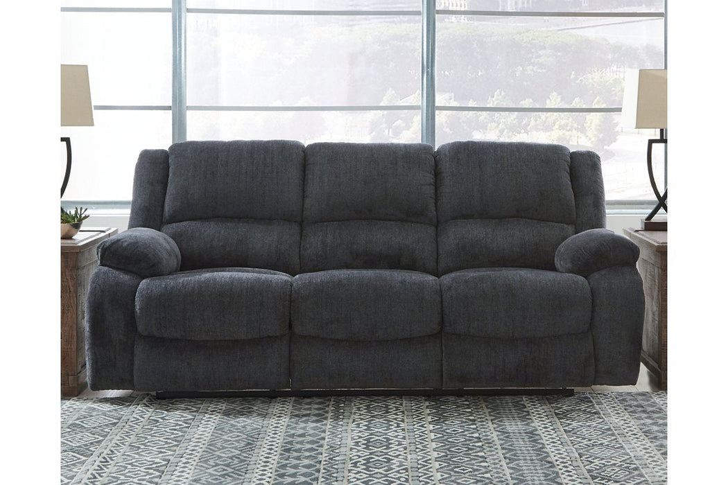 Draycoll Slate Reclining Sofa - 7650488 - Lara Furniture