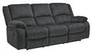 Draycoll Slate Reclining Sofa - 7650488 - Lara Furniture