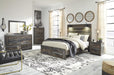 Drystan Brown Footboard Storage Bedroom Set - Lara Furniture