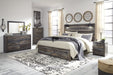 Drystan Brown Footboard Storage Bedroom Set - Lara Furniture