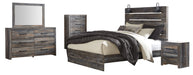 Drystan Brown Panel Bedroom Set - Lara Furniture