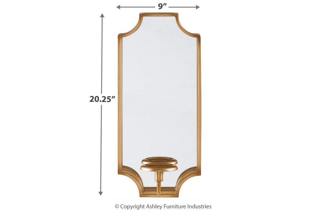 Dumi Gold Finish Wall Sconce - A8010153 - Lara Furniture