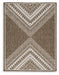 Dunsler Brown/Cream 5' x 7' Rug - R900012