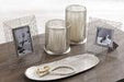 Dympna Silver Finish Accessory Set (Set of 5) - A2C00115 - Lara Furniture