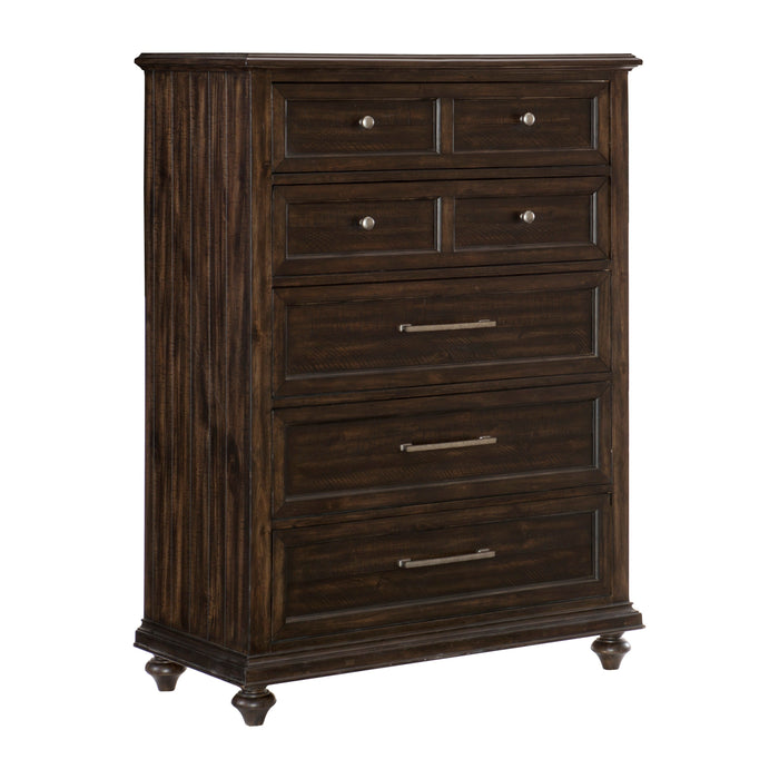 Cardano Driftwood Charcoal Panel Bedroom Set