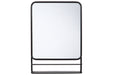 Ebba Black Accent Mirror - A8010232 - Lara Furniture