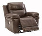 Edmar Chocolate Power Recliner - U6480513 - Lara Furniture